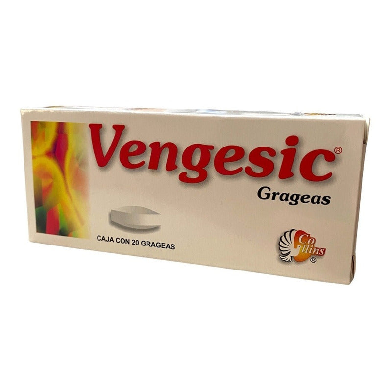 Vengesic 20 Grageas 200/100/0.5mg