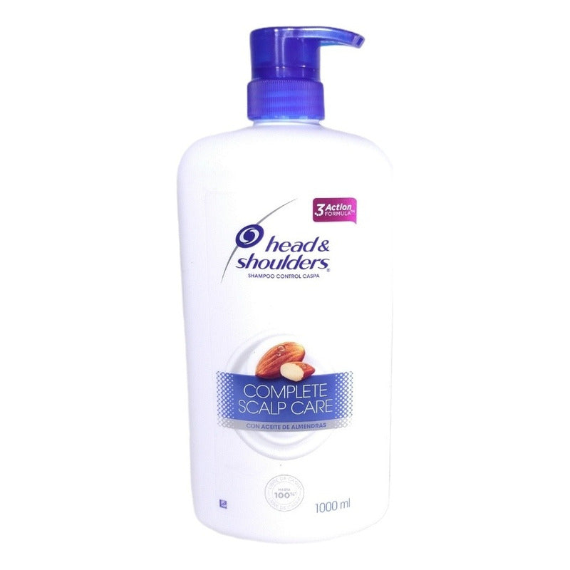 Shampoo Head And Shoulders Aceite Almendras Anti Caspa 1 Lt