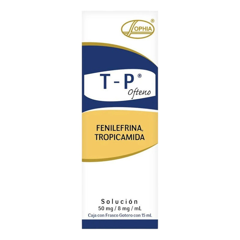 T-p Ofteno Fenilefrina, Tropicamida 50mg/8mg/ml