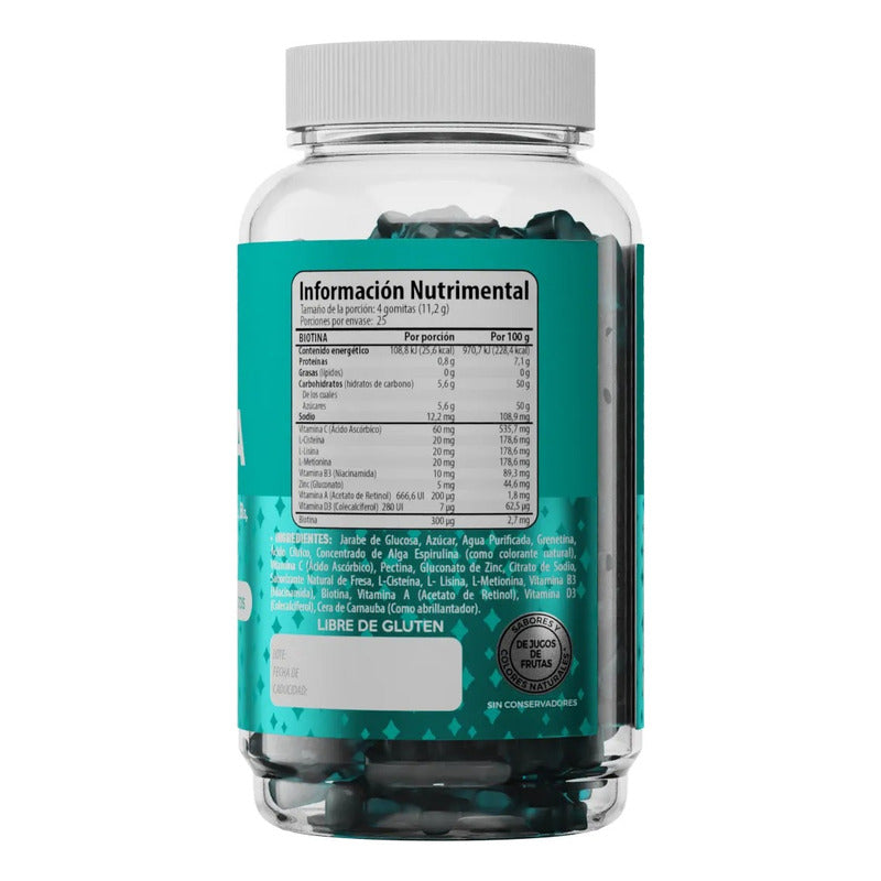 Promo Belabear Bio-tn Biotina + Vitaminas Y Zinc 100 Gomitas Fresa
