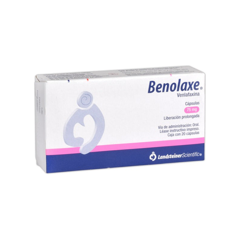 Benolaxe Venlafaxina 75 Mg Liberación Prolongada 20 Cápsulas