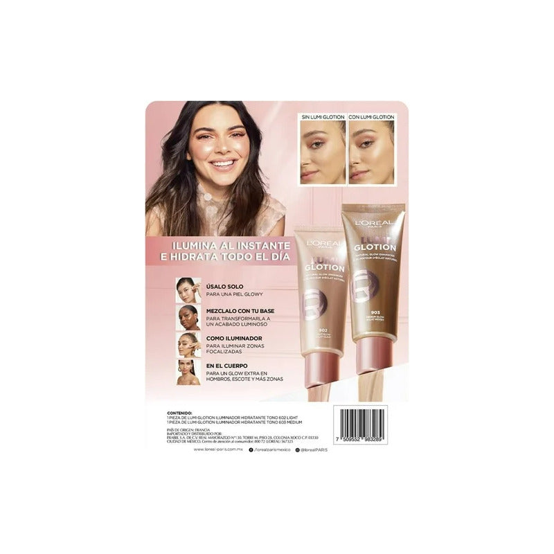 Pack Iluminadores Hidratante 2pz Tono Light/medio 40ml C/u Light Medio