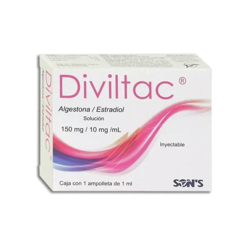 Diviltac Solución 150/10 Mg, 1 Ampolleta 1 Ml