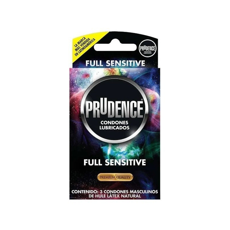 Prudence Full Sensitive 3 Condones Premium Quality