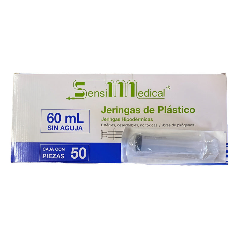 50 Jeringas De 60ml Sensimedical 60 Ml