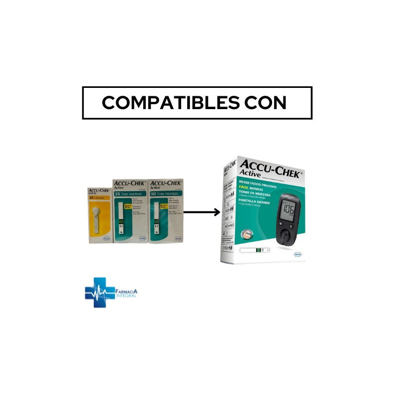 Accuchek 50 Tiras Reactivas Active