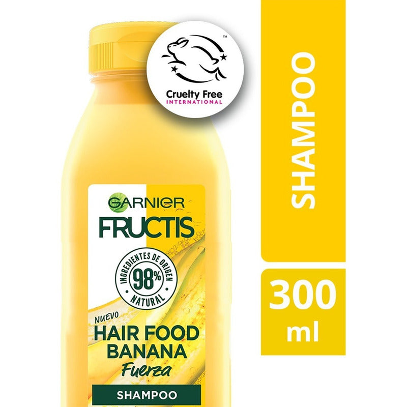 Garnier Fructis Shampoo Fuerza Hair Food Banana 300ml