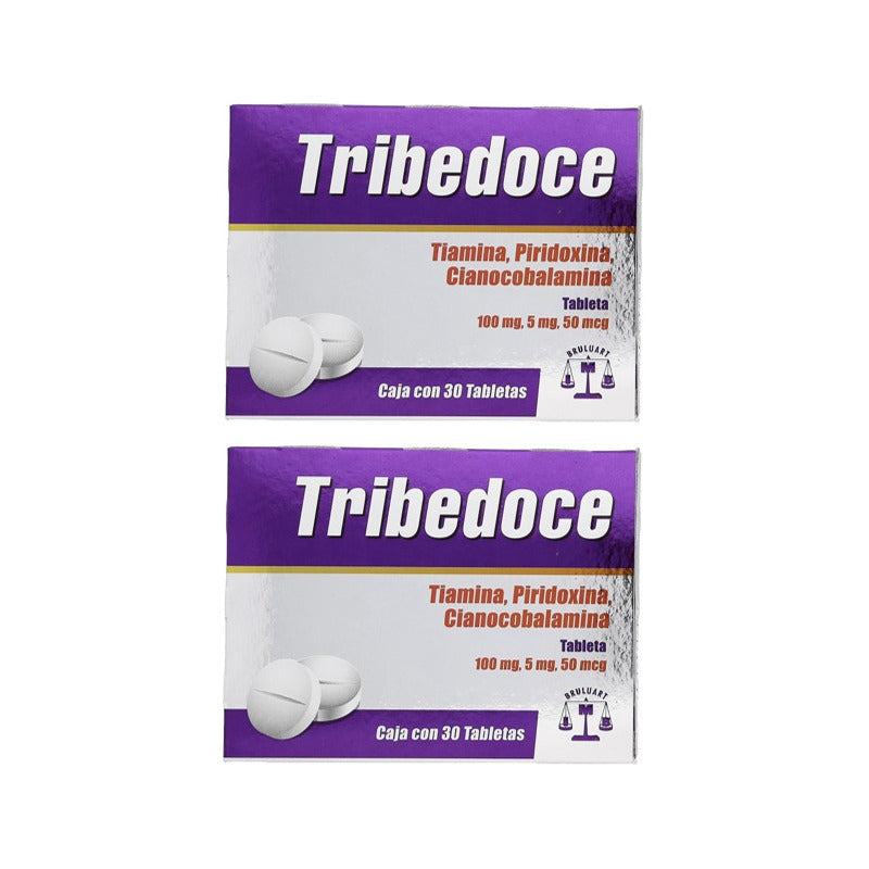 Dos Tribedoce Tiamina Piridoxina Cianocobalamina 30 Tabs Cu