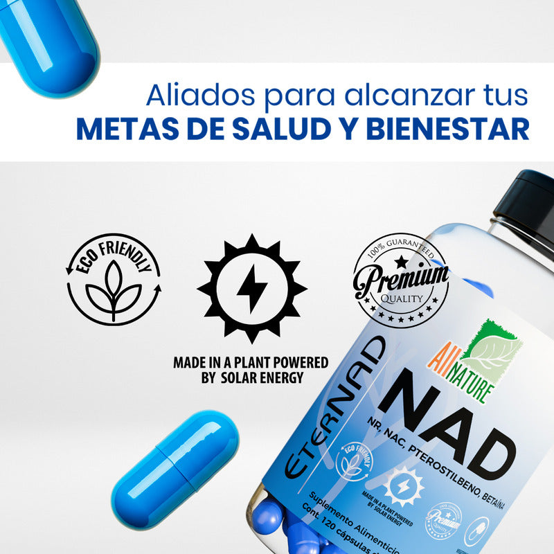 Allnature Eternad Nad 120caps 750mg C/u Sabor Sin Sabor