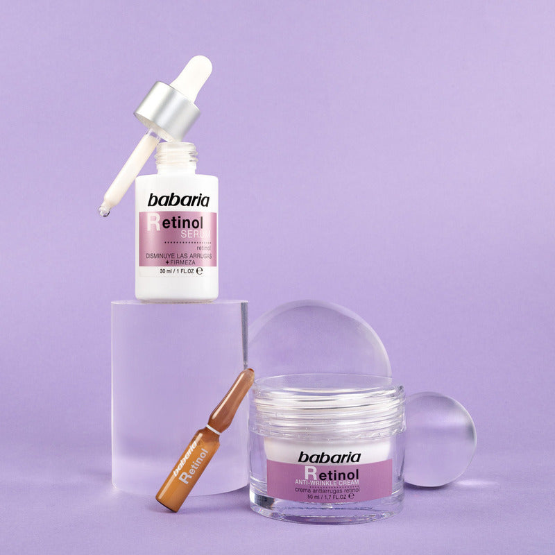 Babaria Sérum Facial Retinol Vegano Antiarrugas, Apto Para Todo Tipo De Piel, 30ml