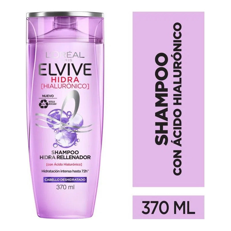 Shampoo Loreal Elvive Hidra Hialuronico Rellenador 370ml