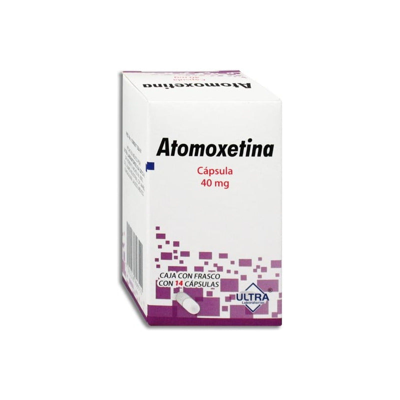 Atomoxetina 40 Mg 14 Cápsulas
