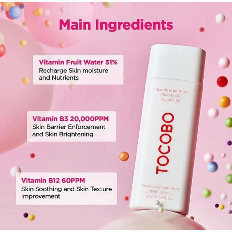 Tocobo Vita Tone Up Sun Cream Spf50+ Pa++++ 50ml Protector