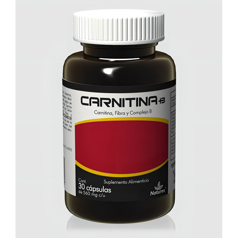 Naturex Carnitinab 560 Mg Frasco 30cápsulas Sin Sabor