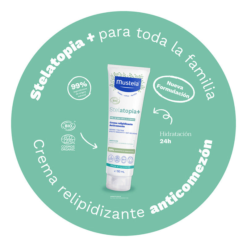 Mustela Stelatopia+ Crema Relipidizante Piel Atópica 150ml