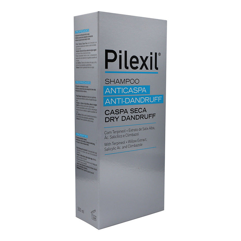 Pilexil Shampoo Anticaspa Caspa Seca Bote 300ml.