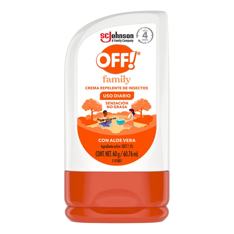 Repelente De Mosquitos En Crema Off Family 60g