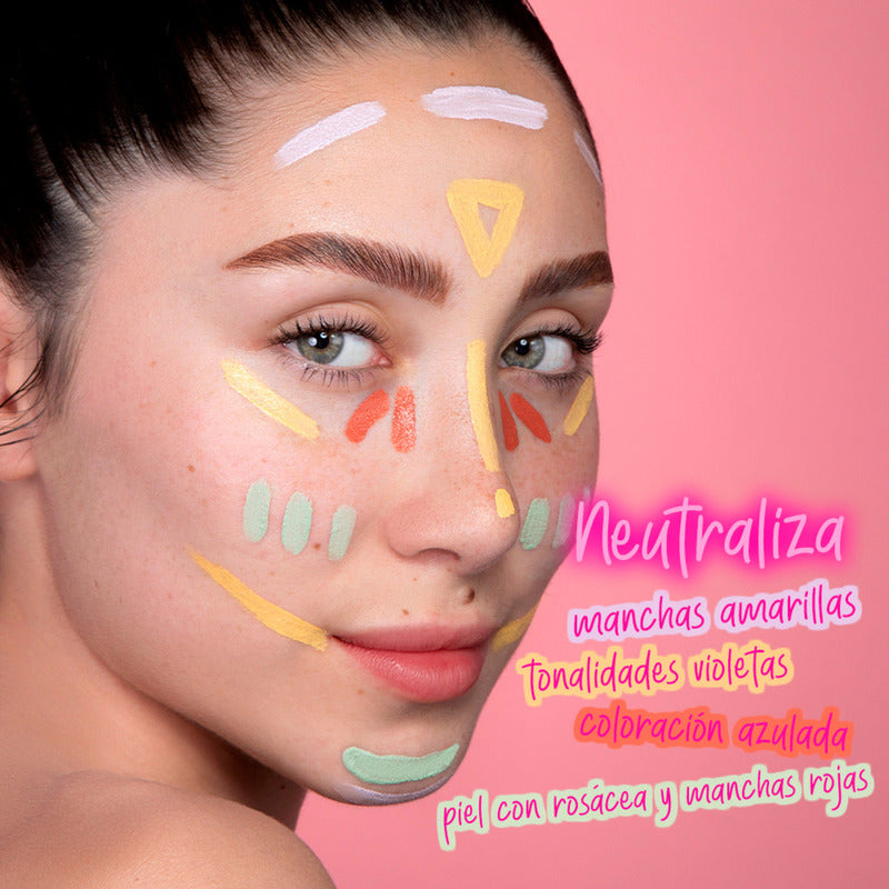 Pink Up Pklc200 Corrector De Larga Duración, No Se Cuartea, Hidrata 4 Ml Beige Unidad