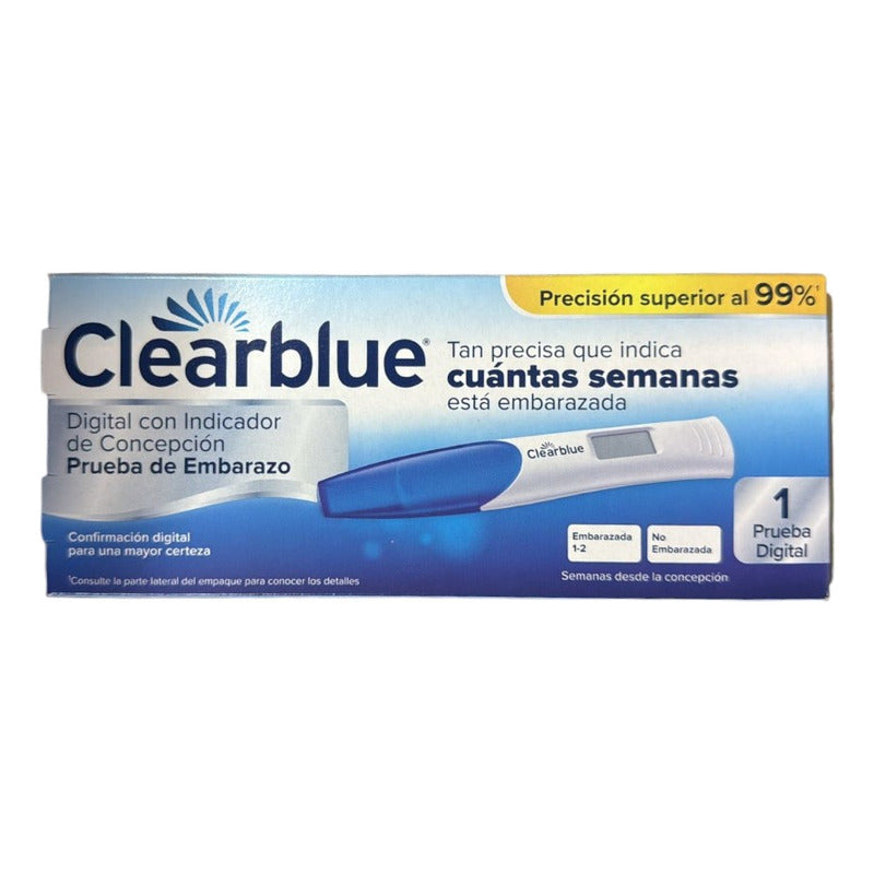 Prueba De Embarazo Clearblue Confirmación Digital 1 Unidad