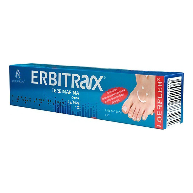Erbitrax Terbinafina Para Eliminar Hongos Tubo Con 30g