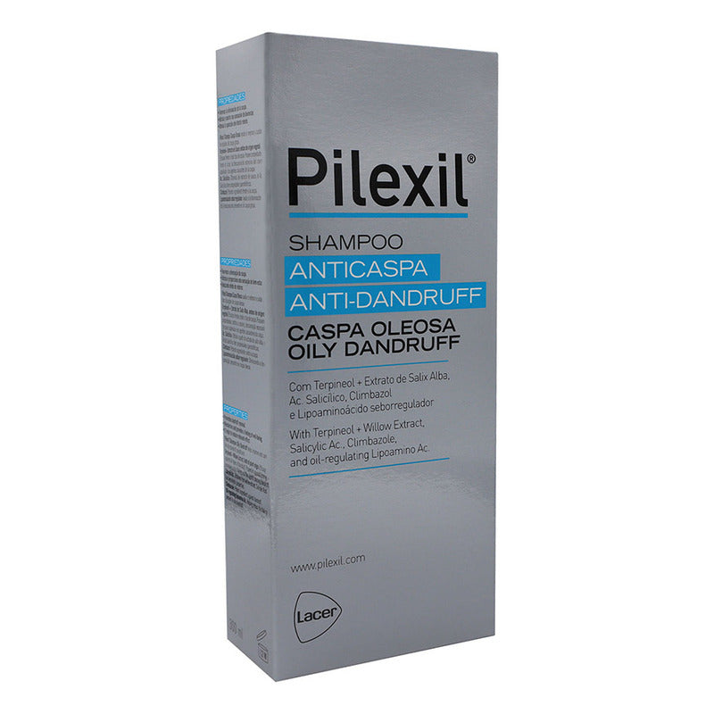 Pilexil Shampoo Anticaspa Grasa Frasco Con 300 Ml