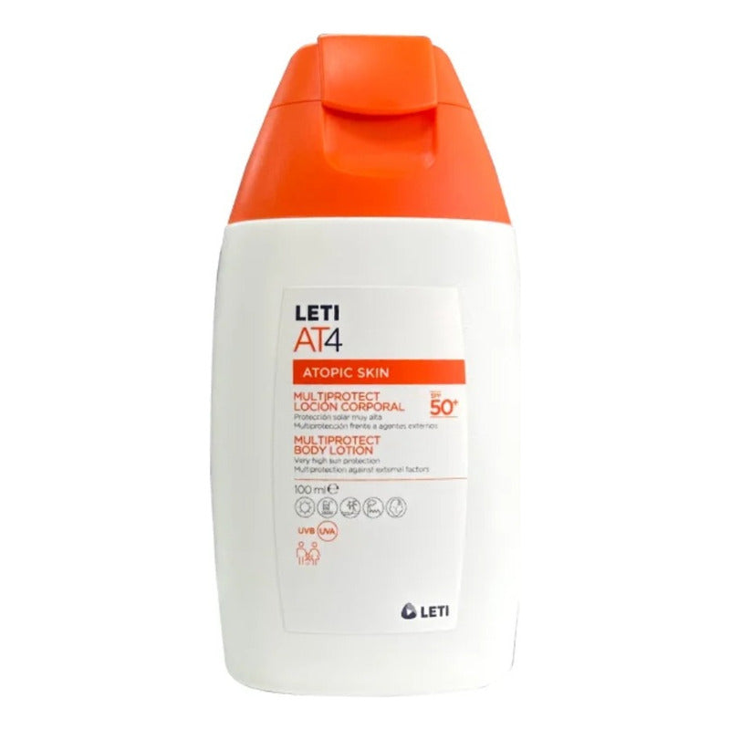Loción Corporal Multiprotectora Leti At4 Spf 50+
