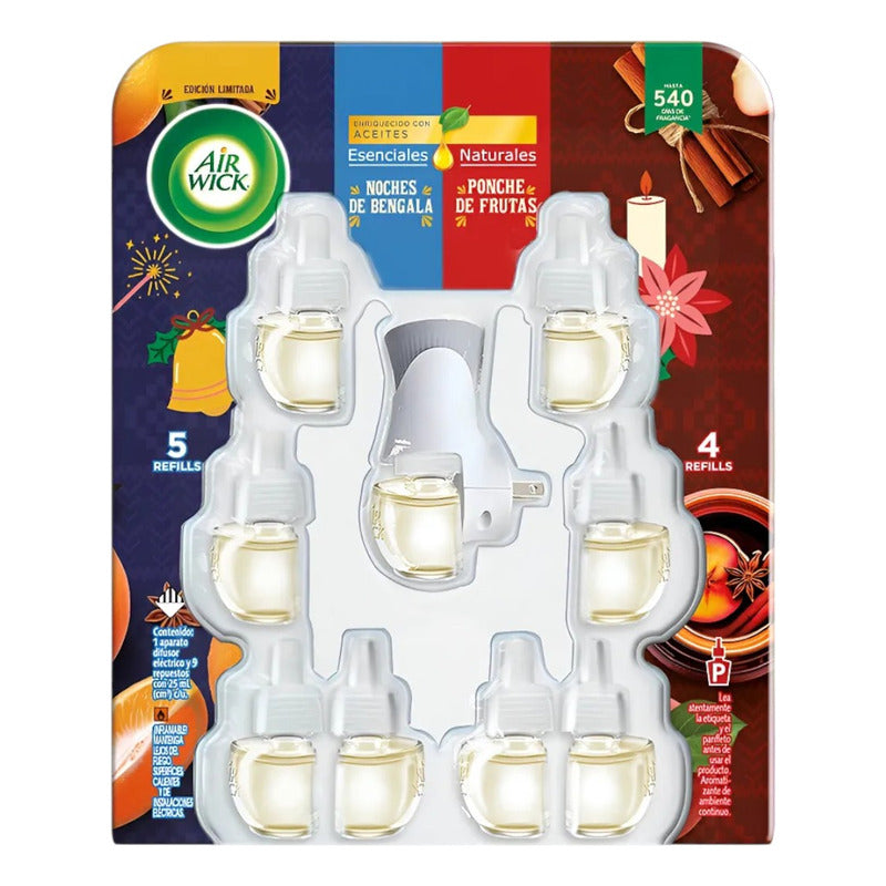 Air Wick 1 Difusor+9 Repuestos 20mlc/u