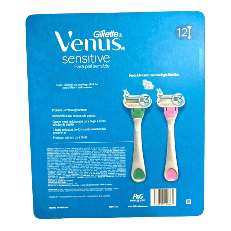 Gillete Venus Sensitive 12 Pieza