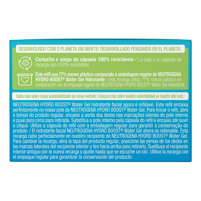 Neutrogena Hydro Boost Gel Hidratante Refil De Recarga 50g