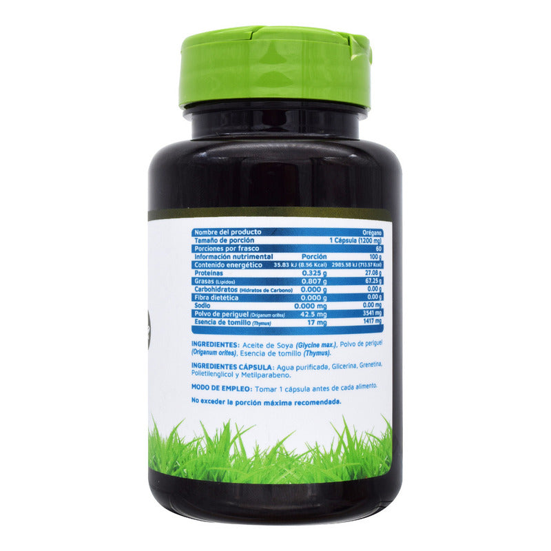 Aceite De Orégano Suplemento Alimenticio Vidanat Sabor Sin Sabor