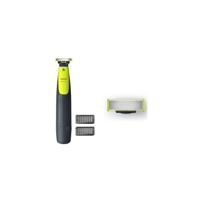 Rasuradora Philips Oneblade Qp2510 Con Cartucho De Repuesto Verde Lima/gris Marengo