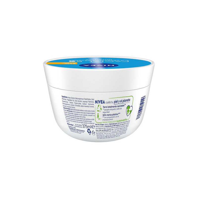 Nivea Crema Facial Hidratante 5 En 1 Para Piel Seca 375ml Todo Tipo De Piel