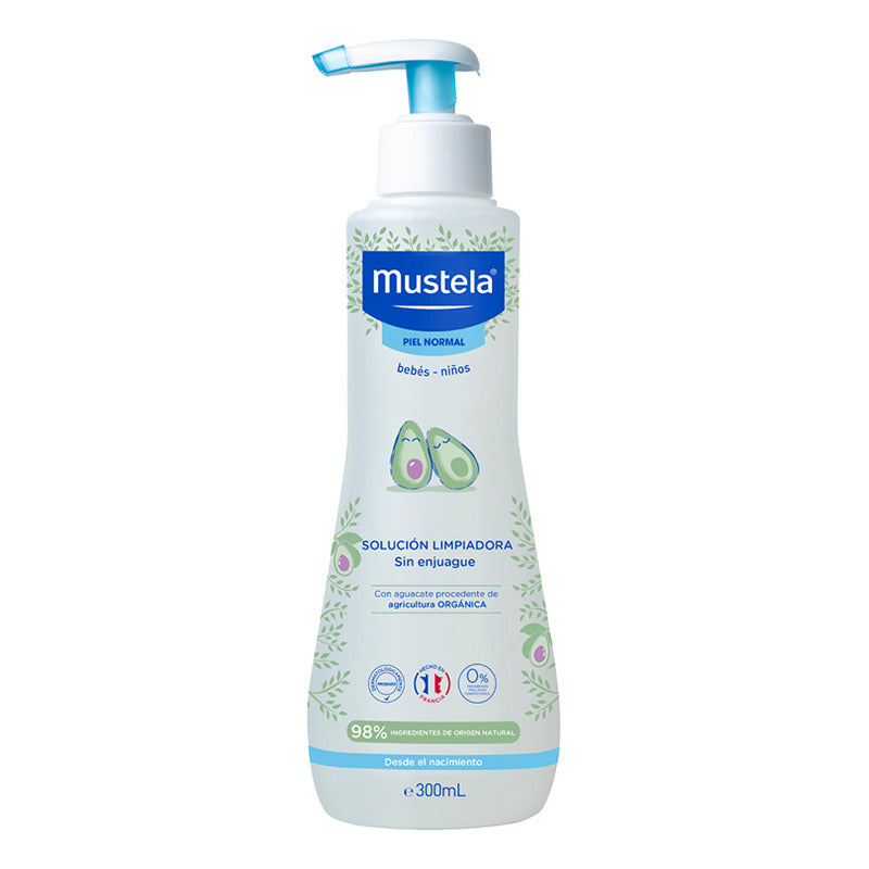 Mustela Solución Limpiadora Sin Enjuague Piel Normal 300ml