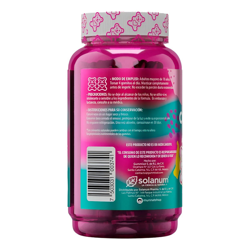 Pack 2 Belabear Colágeno + Biotina Y Ácido Hialurónico 100pz Fresa