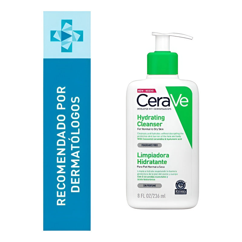 Cerave Crema Limpiadora Hidratante 236ml Normal A Seca