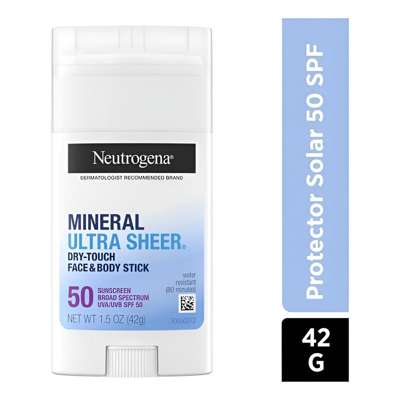 Neutrogena Mineral Ultra Sheer 50 Barra Proteccion Solar42g