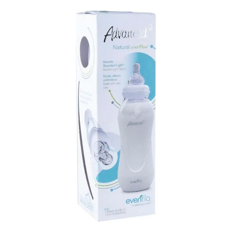 Biberon Evenflo 1132 Advanced 240ml/8oz Flujo Medio 3m