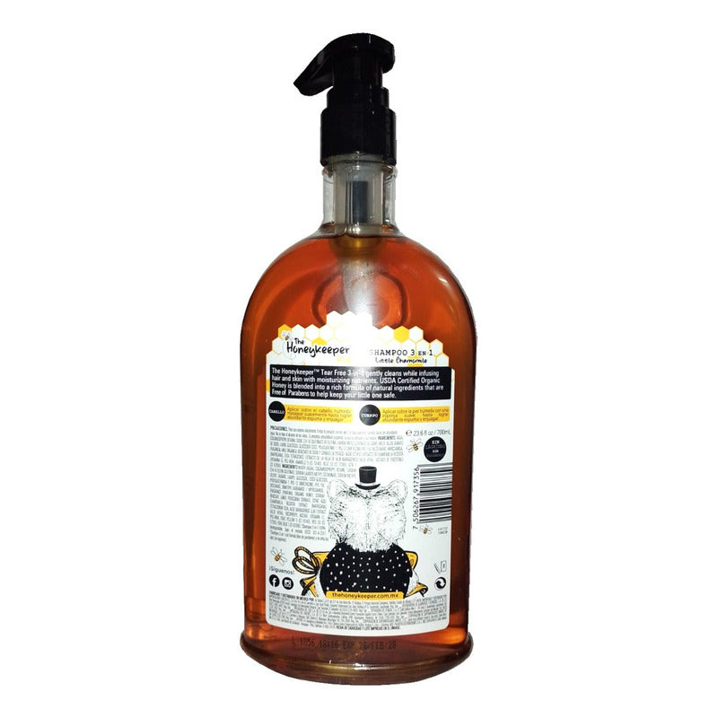 Kit The Honeykeeper Shampoo 3 En 1 Y Crema 700ml C/u