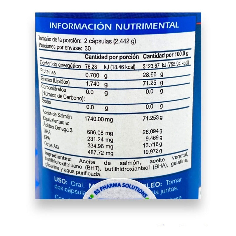 Promega Capsulas C/60 Omega 3 Sabor Na