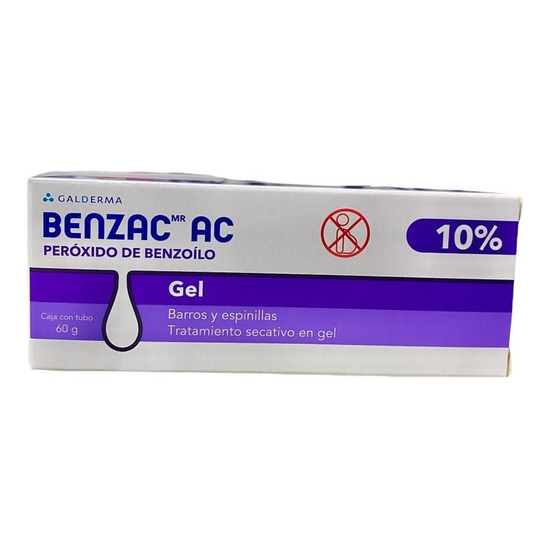 Benzac Ac Gel 10% 60gr Gel Galderma Mixta