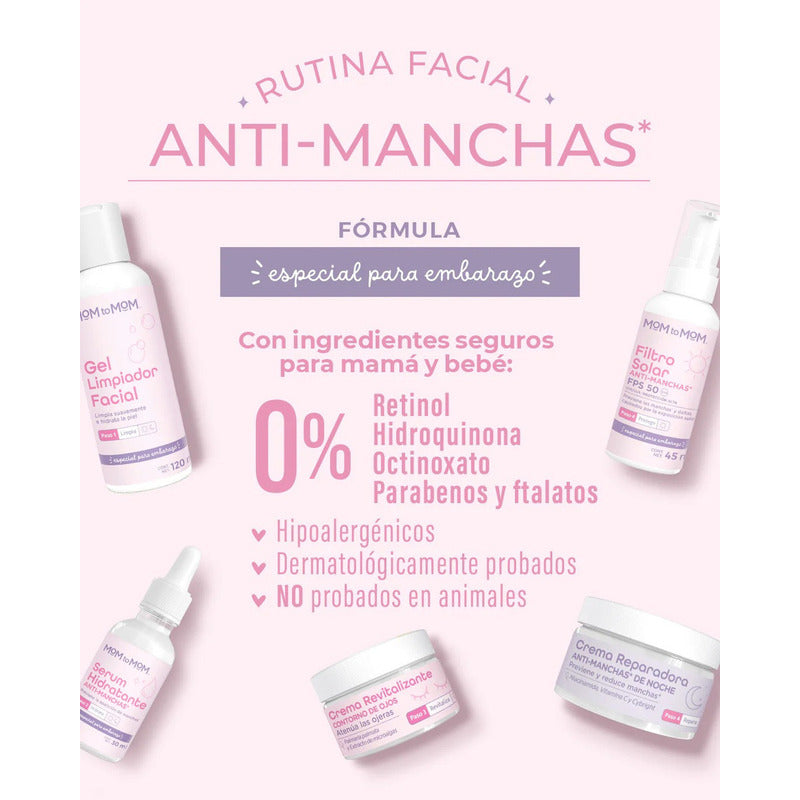 Mom To Mom Kit Facial Anti-manchas 5 Pzas