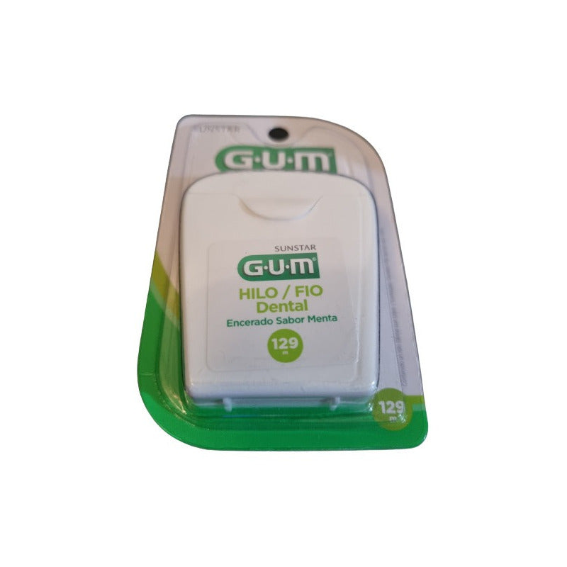 Hilo Dental Gum Dental Floss Sabor Menta 129 m
