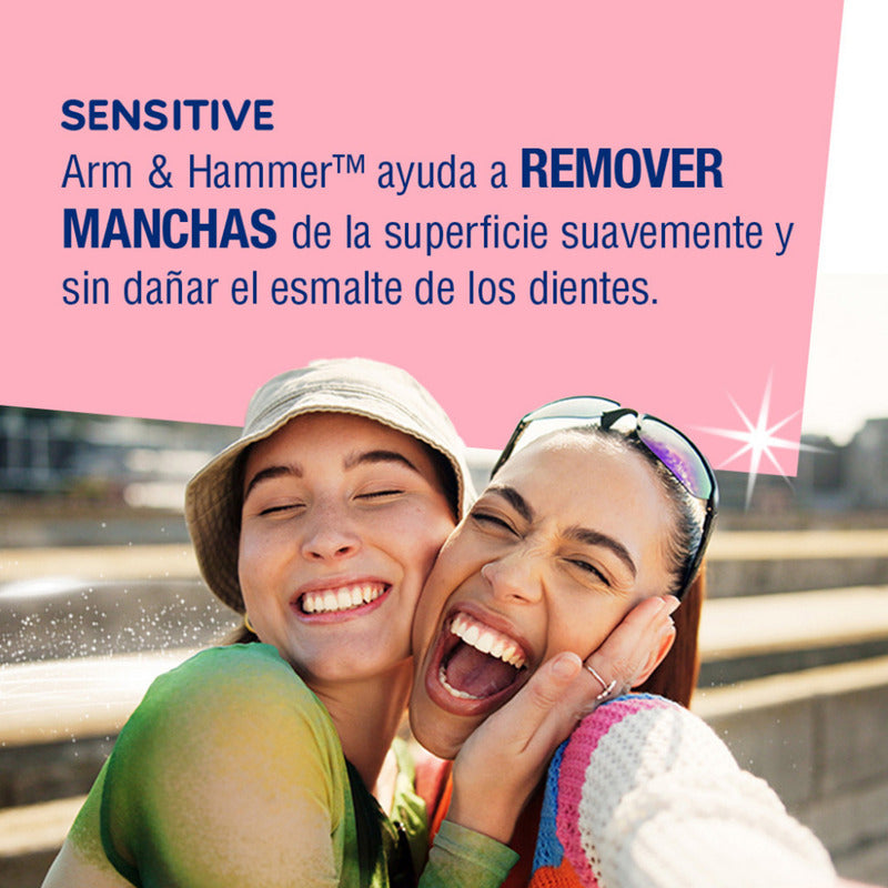 Crema Dental White Sensitive Sabor A Menta 127 G Arm And Hammer