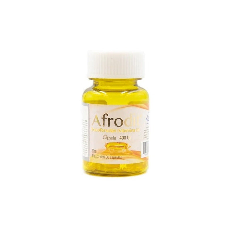 Afrodit Tocofersolán ( Vitamina E) C/30 Caps Progela Sabor Vitamina E