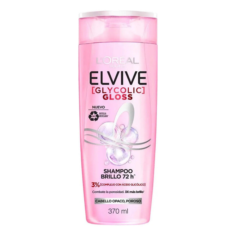 Shampoo L´oréal Paris Elvive Gloss Glicólico 370ml