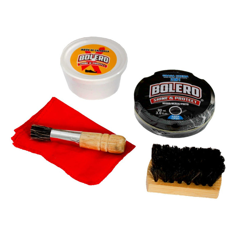 Kit De Limpieza De Calzado Bolero Con 5 Piezas