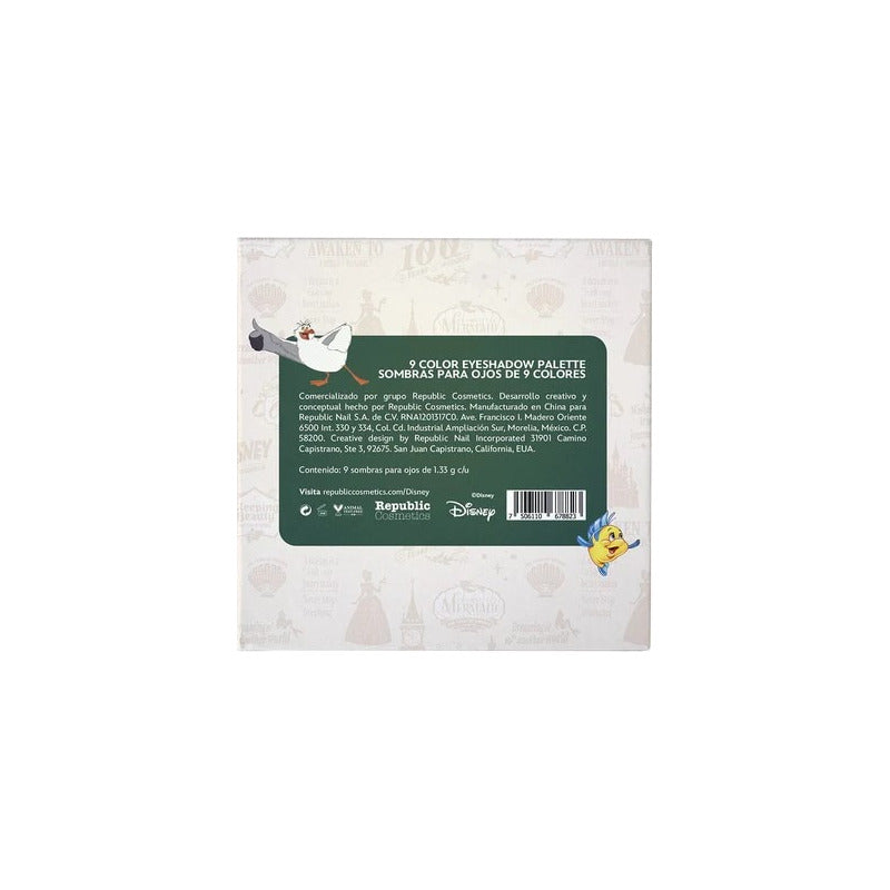 Set De Sombras Disney 100 Años Edición Especial Sirenita Ariel