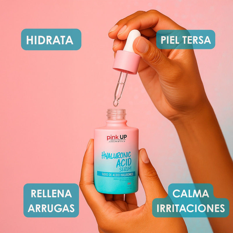Pink Up, Suero Acído Hialuronico, Hidratación Profunda Momento De Aplicación Día/noche Tipo De Piel Todo Tipo De Piel