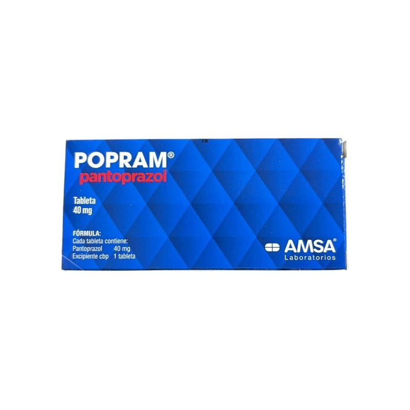 Popram Pantoprazol 40mg Con 28 Tabletas