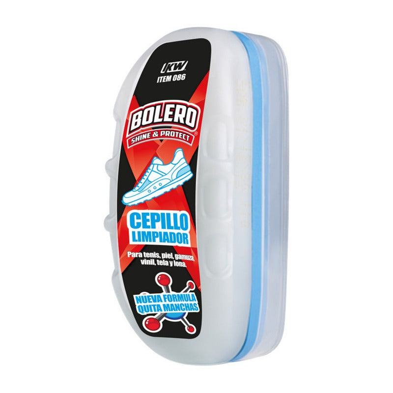 Cepillo Limpiador Bolero Para Tenis Piel Y Tela 100ml